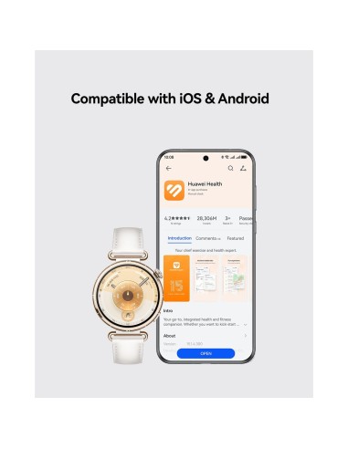 Huawei Watch GT 6 Blanc 41 mm – Montre Connectée Élégante