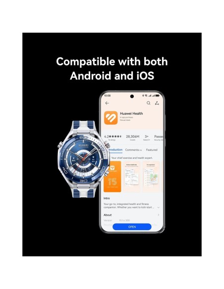Huawei Watch Ultimate 2 Noir – Montre Connectée Outdoor Premium
