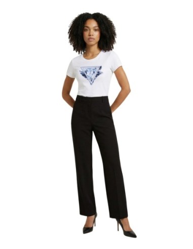 Guess – T‑shirt Femme Blanc Imprimé