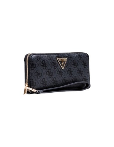 Portefeuille femme gris grand format Guess