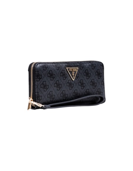Portefeuille femme gris grand format Guess