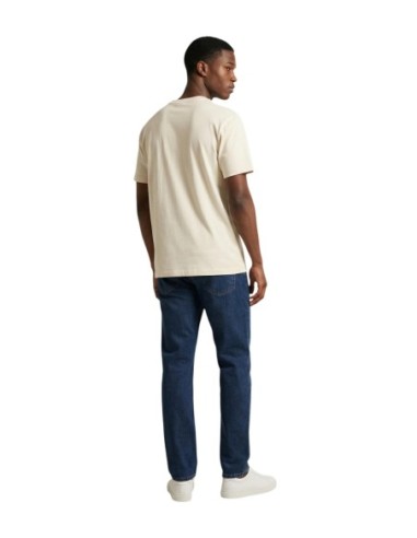 T-shirt homme beige imprimé Calvin Klein Jeans