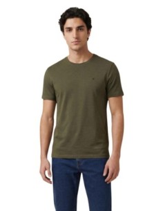 Calvin Klein Jeans – T‑shirt Homme Vert Coton