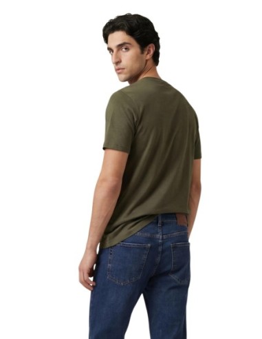 Calvin Klein Jeans – T‑shirt Homme Vert Coton