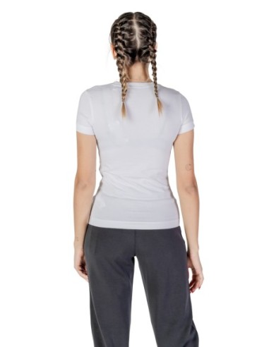 T-shirt femme blanc coton Guess