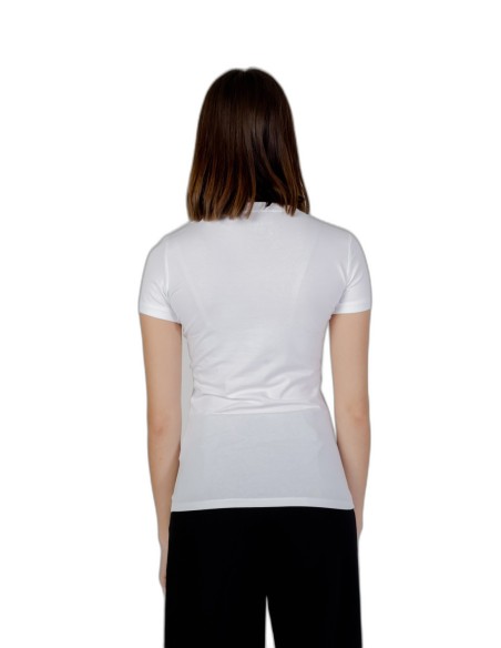 T-shirt femme blanc imprimé Guess