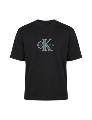 T-shirt homme noir imprimé Calvin Klein Jeans