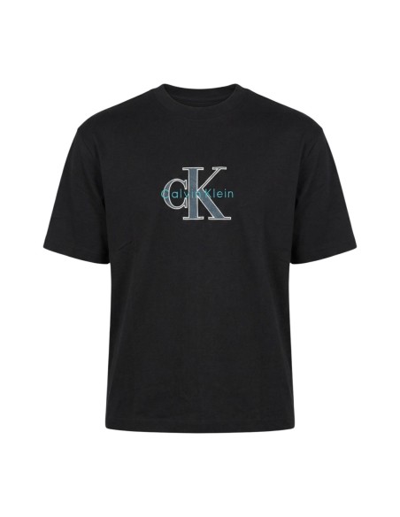 T-shirt homme noir imprimé Calvin Klein Jeans