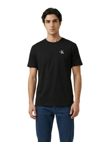 Calvin Klein Jeans – T‑shirt Homme Noir Coton