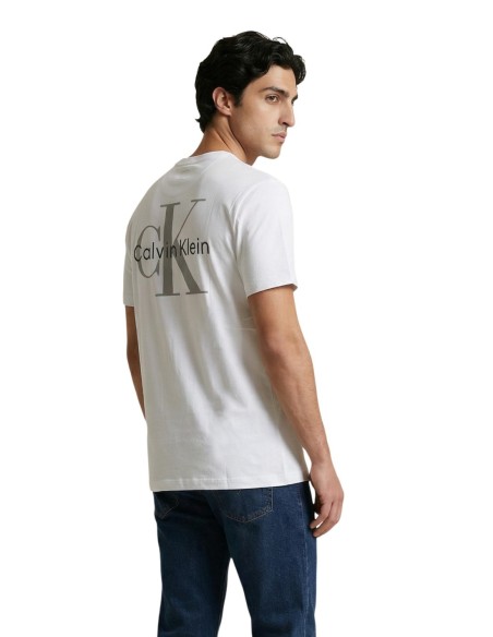 Calvin Klein Jeans – T‑shirt Homme Blanc Coton