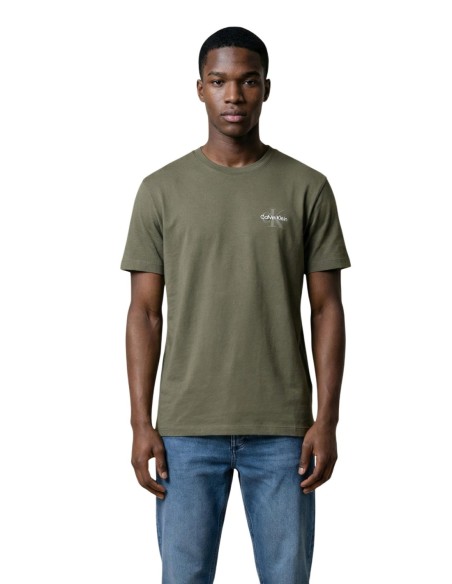 T-shirt homme vert coton Calvin Klein Jeans