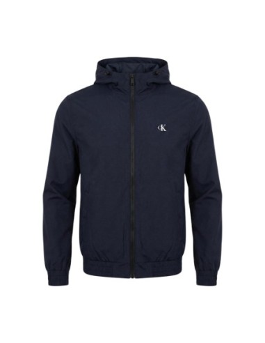 Veste homme bleu capuche Calvin Klein Jeans