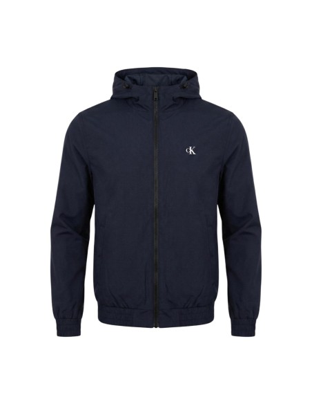 Veste homme bleu capuche Calvin Klein Jeans