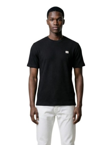 T-shirt homme noir coton polyester Calvin Klein Jeans