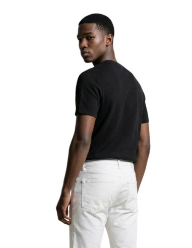 T-shirt homme noir coton polyester Calvin Klein Jeans