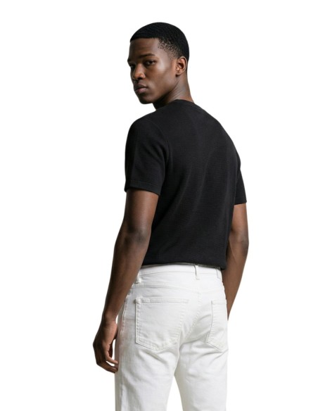 T-shirt homme noir coton polyester Calvin Klein Jeans