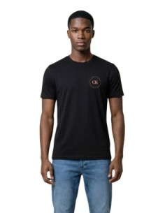 T-shirt homme noir imprimé Calvin Klein Jeans