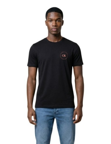 T-shirt homme noir imprimé Calvin Klein Jeans