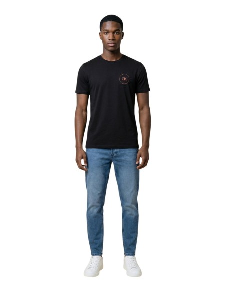 T-shirt homme noir imprimé Calvin Klein Jeans