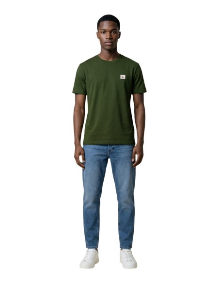 T‑Shirt Homme Calvin Klein Vert – 100% Coton | ChoixMode