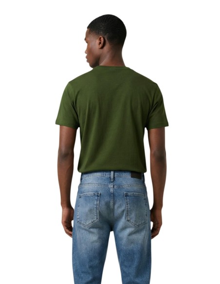 T‑Shirt Homme Calvin Klein Vert – 100% Coton | ChoixMode