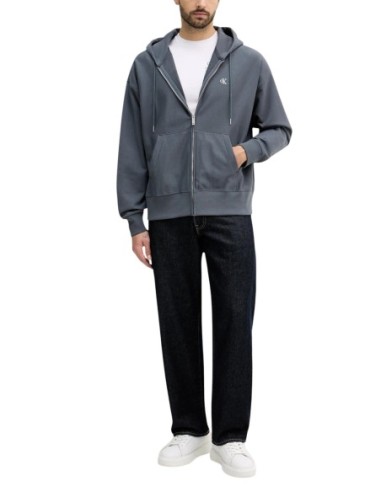 T-shirt homme blanc manches longues imprimé Calvin Klein Jeans