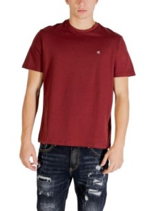 T-shirt homme rouge coton Calvin Klein Jeans