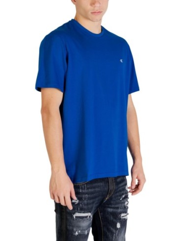 T-shirt homme bleu coton Calvin Klein Jeans
