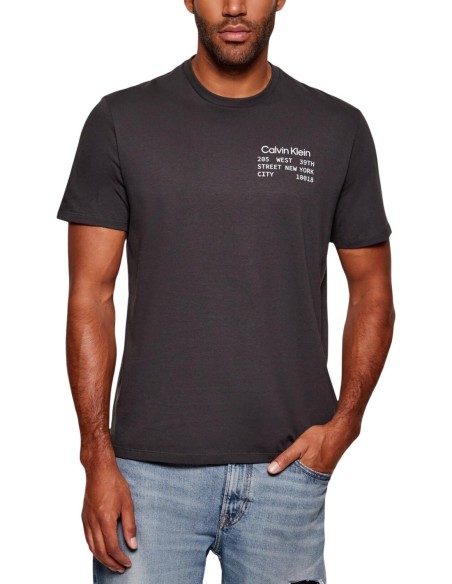 T-shirt homme noir manches longues Calvin Klein Jeans