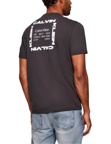 T-shirt homme noir manches longues Calvin Klein Jeans