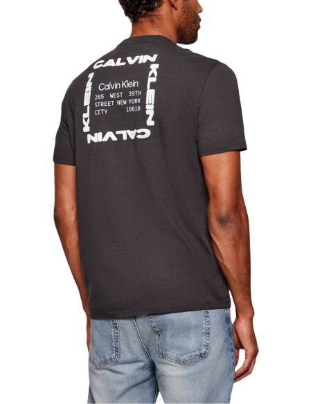 T-shirt homme noir manches longues Calvin Klein Jeans