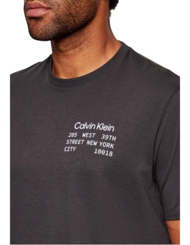 T-shirt homme noir manches longues Calvin Klein Jeans