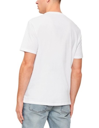 Calvin Klein Jeans – T‑shirt Homme Blanc Imprimé