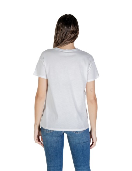 T-shirt femme blanc coton Liu Jo