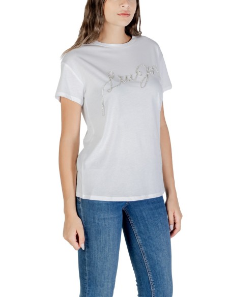 T-shirt femme blanc coton Liu Jo