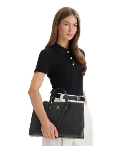 Sac à main noir bandoulière Tommy Hilfiger