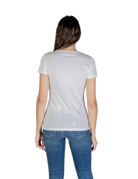 T-Shirt Liu Jo Femme – Blanc, imprimé moderne et coton premium