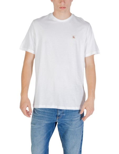 T-Shirt Calvin Klein Homme – Blanc, coton premium et style épuré