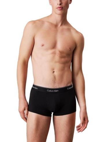 Calvin Klein Boxer Homme – Noir, coton stretch et logo imprimé