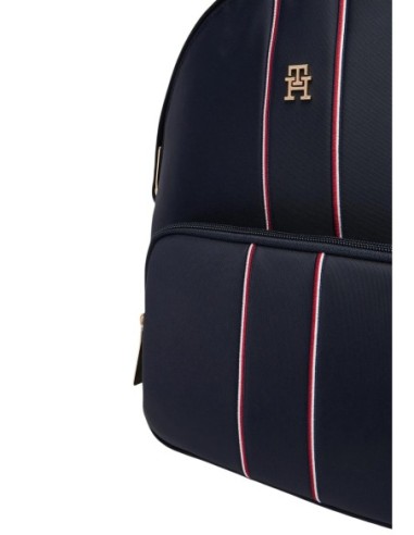 Tommy Hilfiger Sac à Dos Femme – Bleu, nylon premium et format généreux