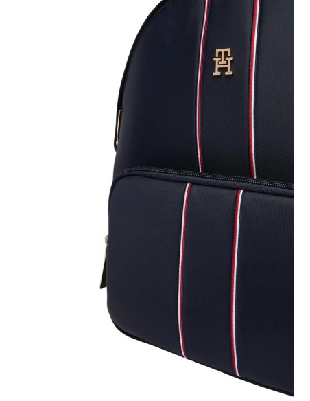 Tommy Hilfiger Sac à Dos Femme – Bleu, nylon premium et format généreux