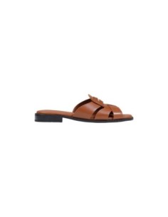 Tommy Hilfiger Mules Femme – Marron, cuir premium et style estival