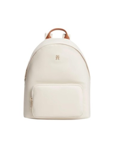 Tommy Hilfiger Sac à Dos Femme – Beige, nylon premium et design fonctionnel