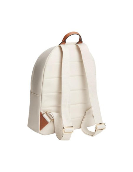 Tommy Hilfiger Sac à Dos Femme – Beige, nylon premium et design fonctionnel