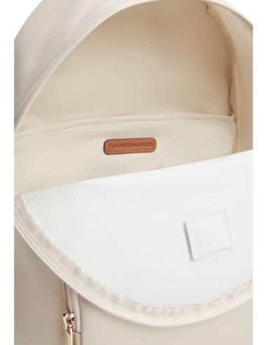 Tommy Hilfiger Sac à Dos Femme – Beige, nylon premium et design fonctionnel