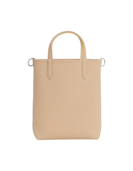 Lacoste Sac Femme – Beige, cuir premium et bandoulière élégante
