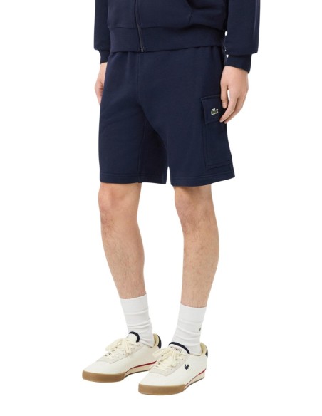 Lacoste Bermuda Homme – Bleu, coton premium et style estival