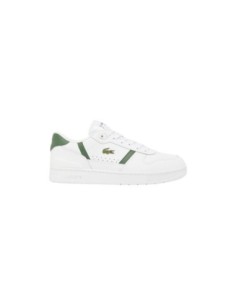 Lacoste Baskets Homme – Blanc, style sportif et matière technique