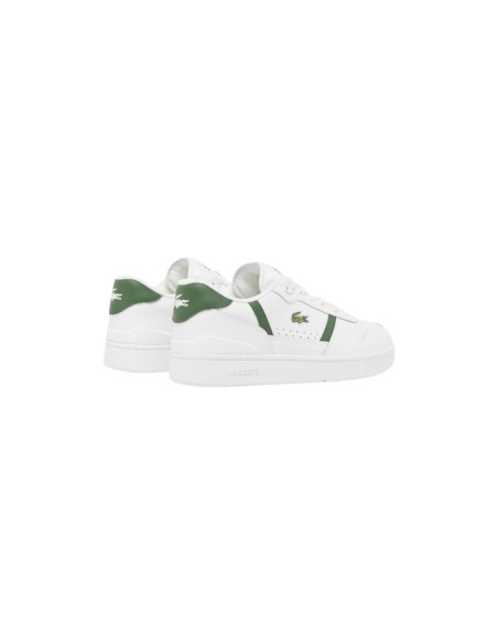 Lacoste Baskets Homme – Blanc, style sportif et matière technique