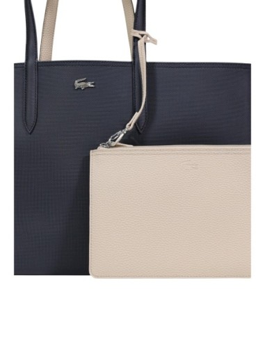 Lacoste Sac Femme – Noir, cuir premium et format généreux